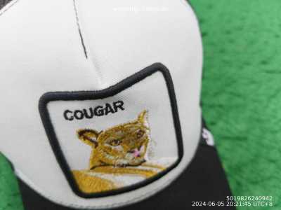 [Foreign trade blockbuster] Animal baseball cap Cartoon sunscreen mesh embroidery truck driver black leopard rooster wolf hat