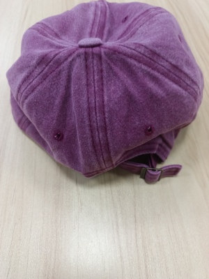 pure color Washed Cotton Sports Sunshade Spring Summer Peaked Cap K-style Big Head Circumference Long Brim Dome Baseball Cap Women